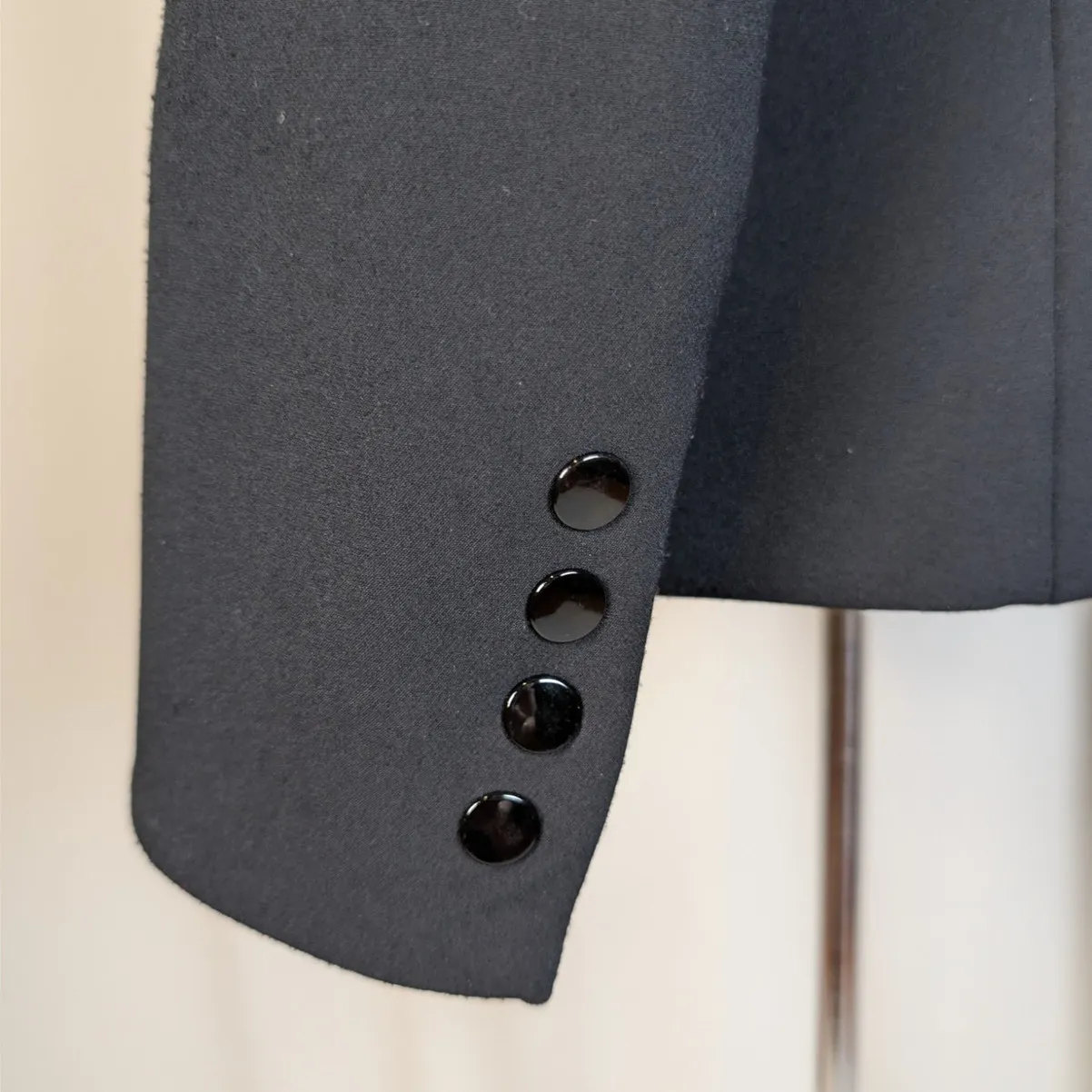 Veronica Beard Black Tailored Blazer Dickey Compatible Size 0 Zip Pocket Jacket - Image 15