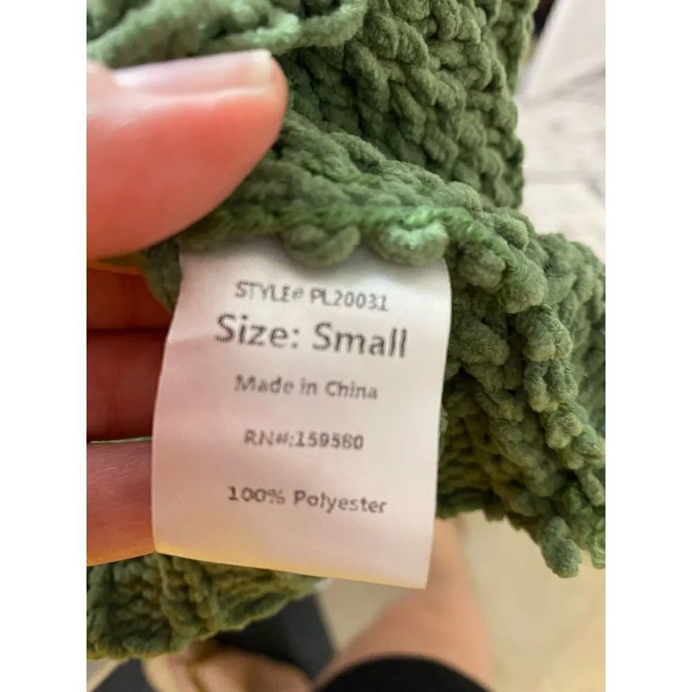 Pink Lilly Chenille Sweater Size Small - Image 9