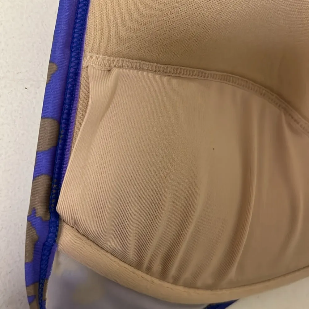 Victoria’s Secret 2 Piece Push-up Bikini Purple Gray Animal Print - Image 5