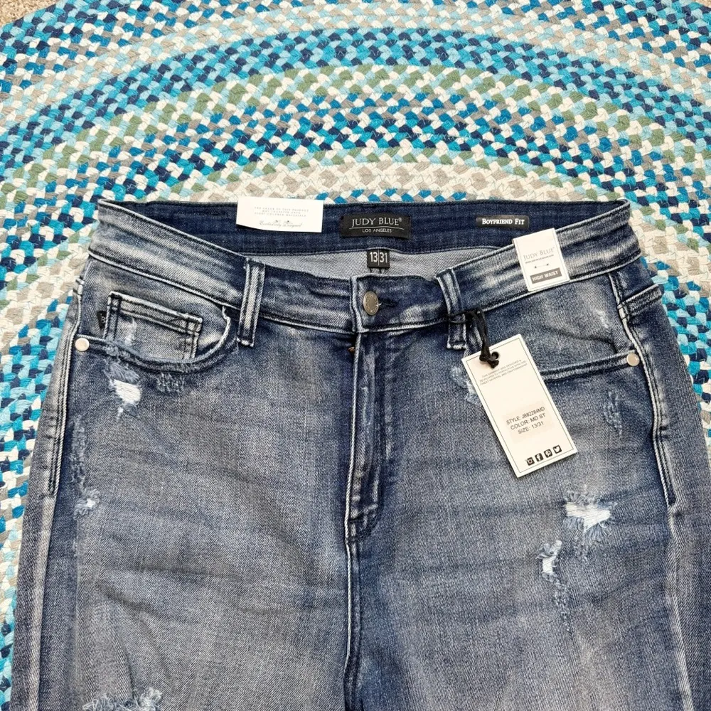 Judy Blue Mary Lou High Waisted Boyfriend Jeans - Image 6