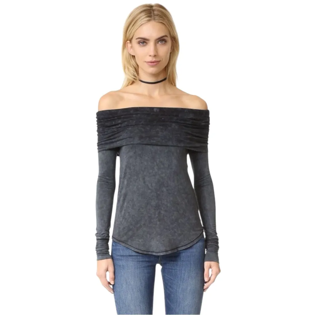 We The Free By Free People Cosmo Cowl Top In Black - Image 8