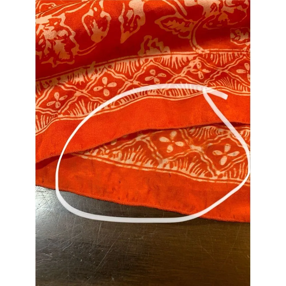 My Other Life Top Womens One Size Orange Kaftan Flowy Lightweight Festival FLAWS - Image 12