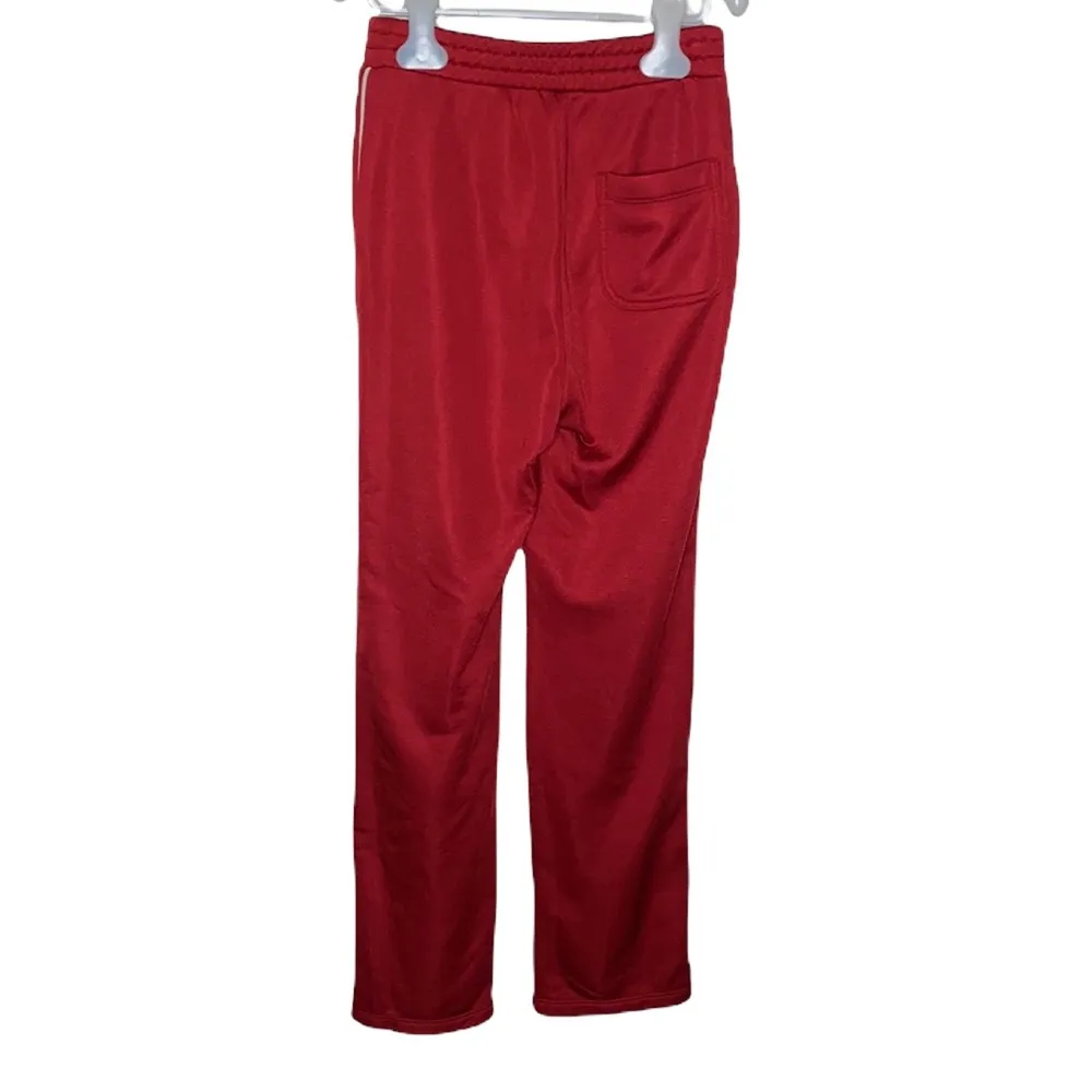 Aritzia Wilfred Free Shimada red track pants with ankle zip size XXS - Image 3