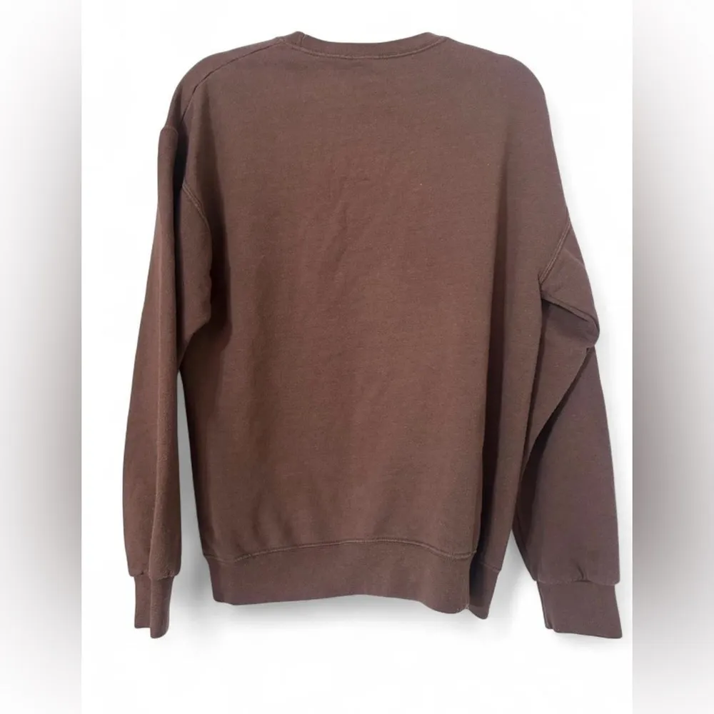 Bowery California Republic Sweatshirt Brown Size Medium | Bear Graphic Pullover - Image 2