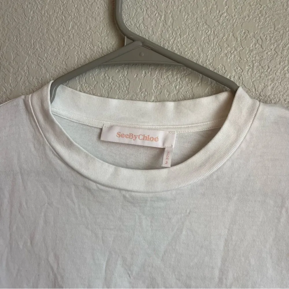 See by Chloe Lace Bell Sleeve Tee - Image 2