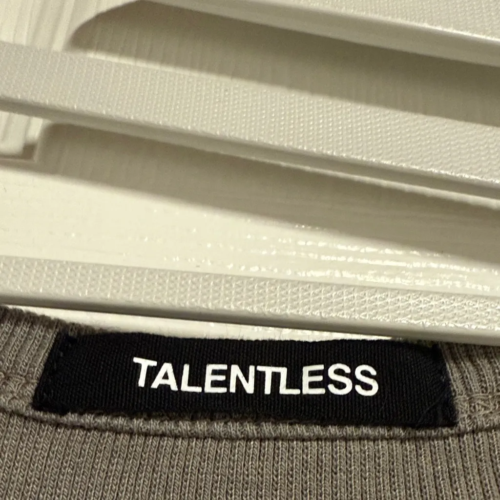 TALENTLESS Charcoal Mini Dress - Image 2