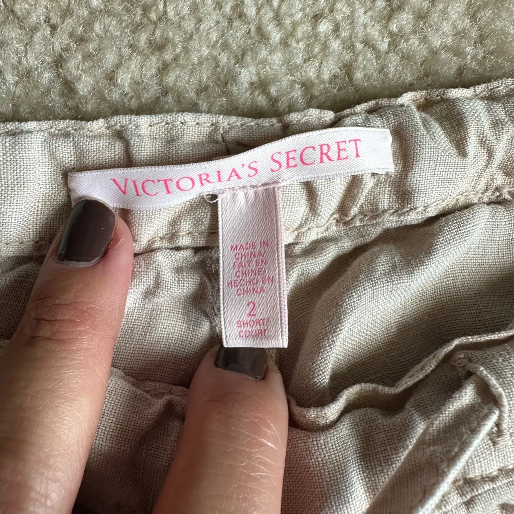 Victoria's Secret  Cream Cargo Pants - Image 4