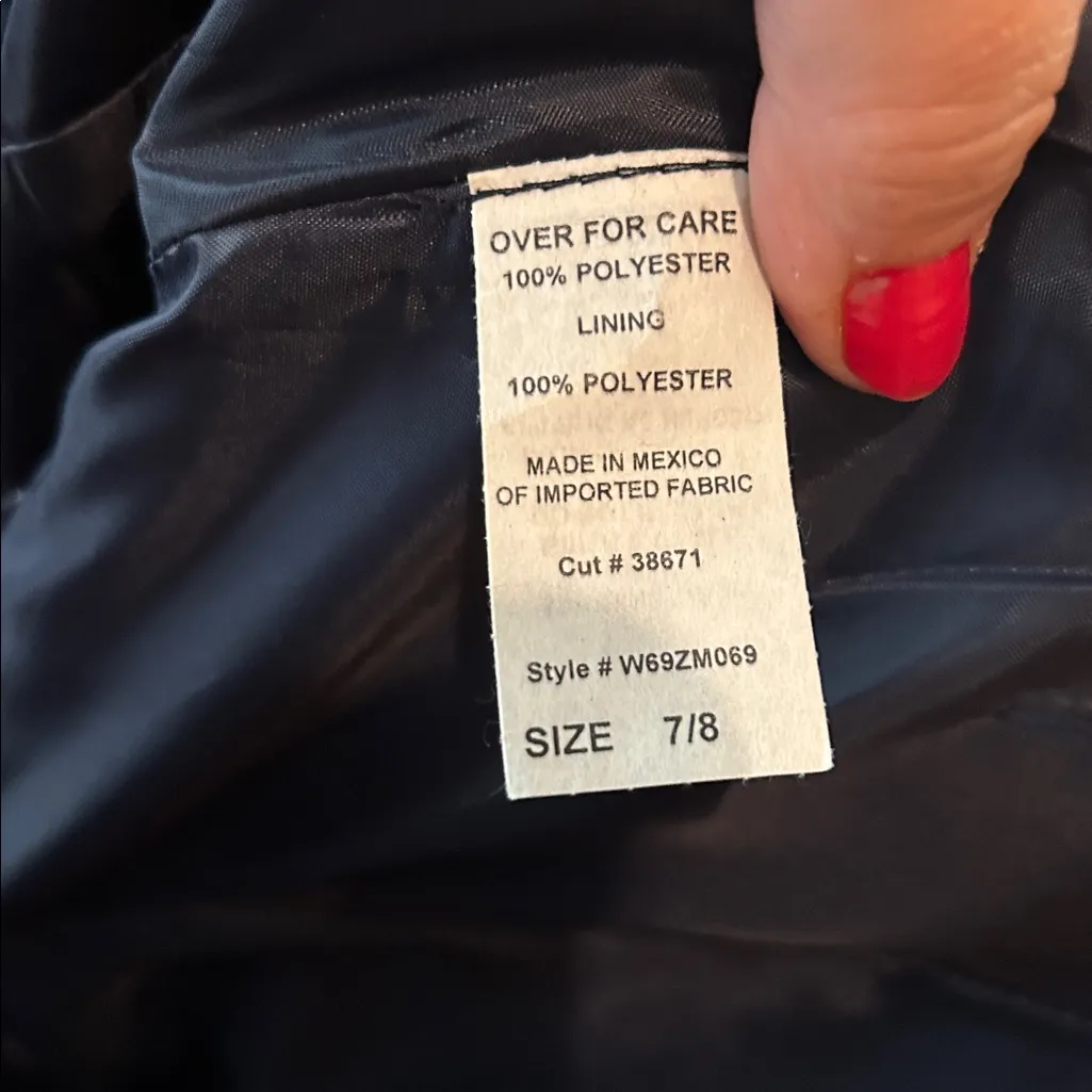 Windsor Blue Ember Satin Floral Formal Hoco Mini Dress Off Shoulder Sweetheart 8 - Image 7