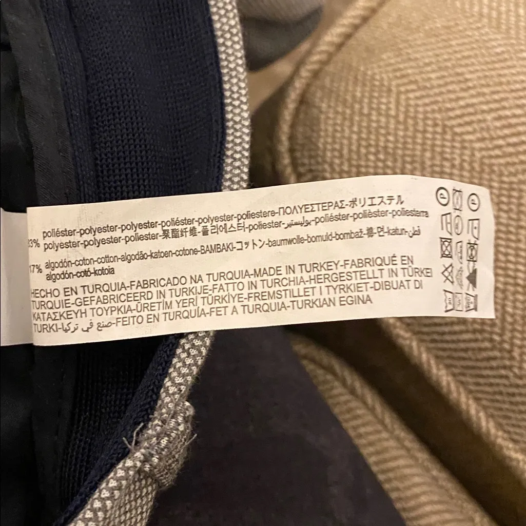 Zara Trousers Black/grey color - Image 7