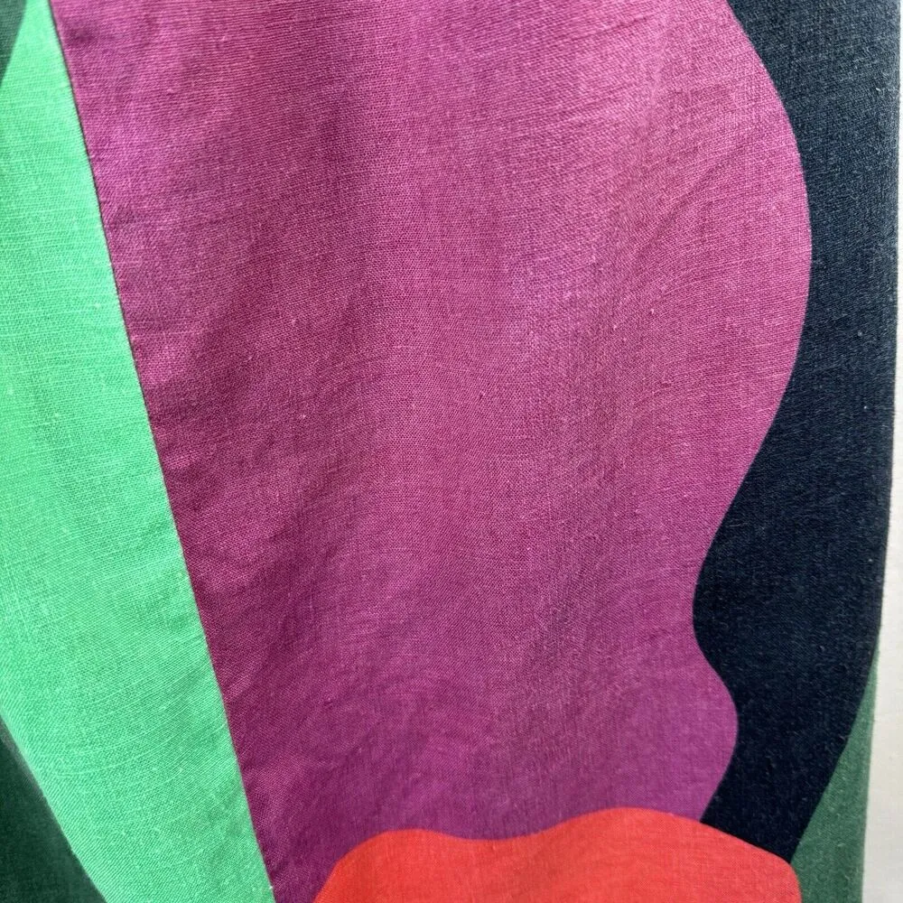 MARA HOFFMAN Raya Tie Front Cropped Top & Sunja Skirt Set Multicolor Size 2 - Image 17