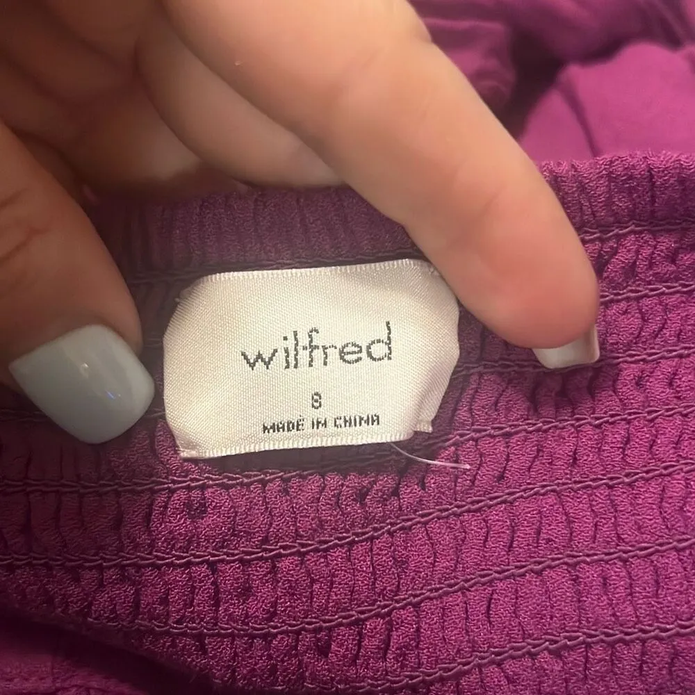 ✨Aritzia Wilfred Genoa Fable Sz 8 Mini in WildBerry Purple✨ - Image 9