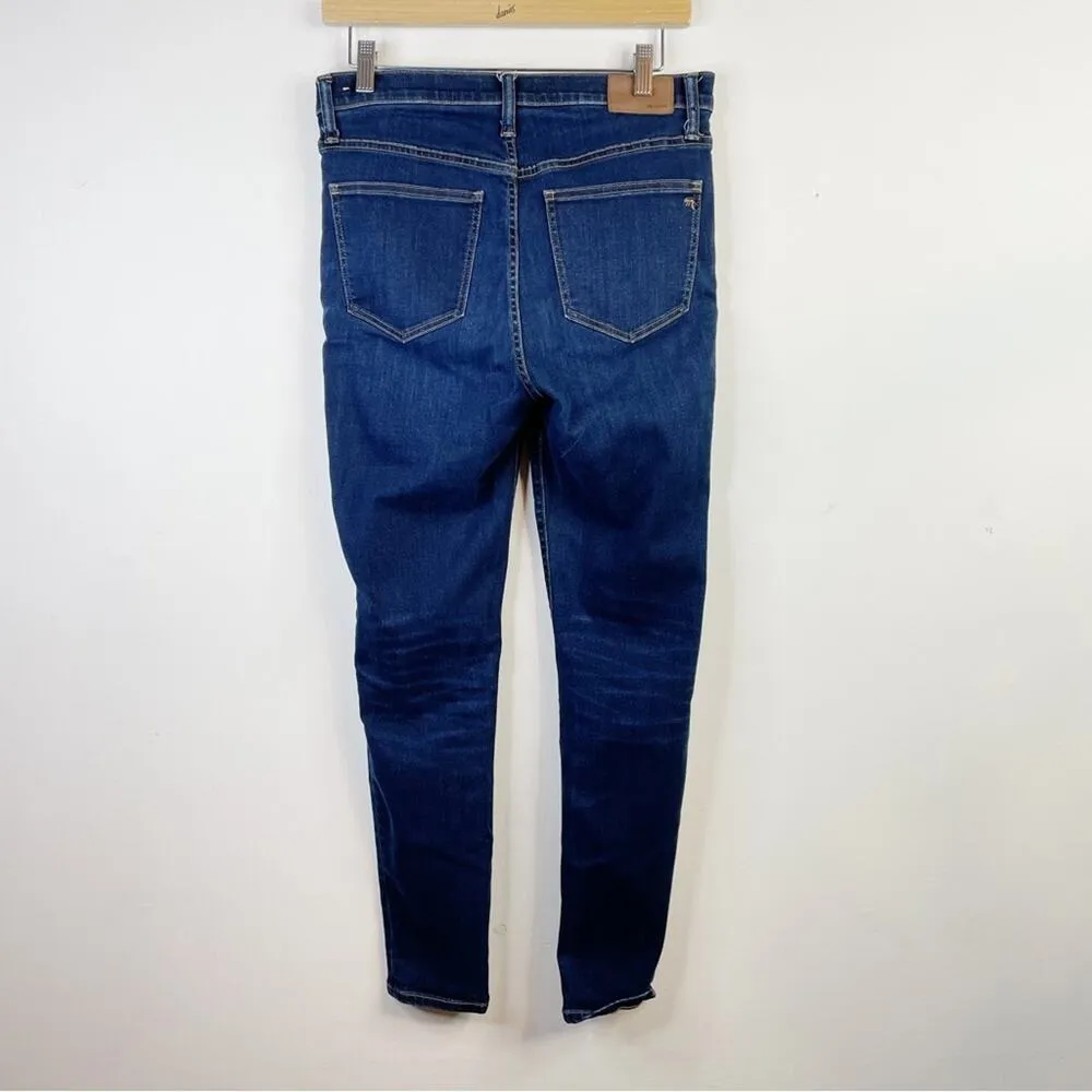 9” Mid Rise Skinny Larkspur stretch Tencel Denim blue jeans womens 29 - Image 8