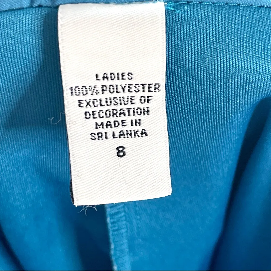 IZOD | Teal Golf Skort Sz 8 Blue - Image 9