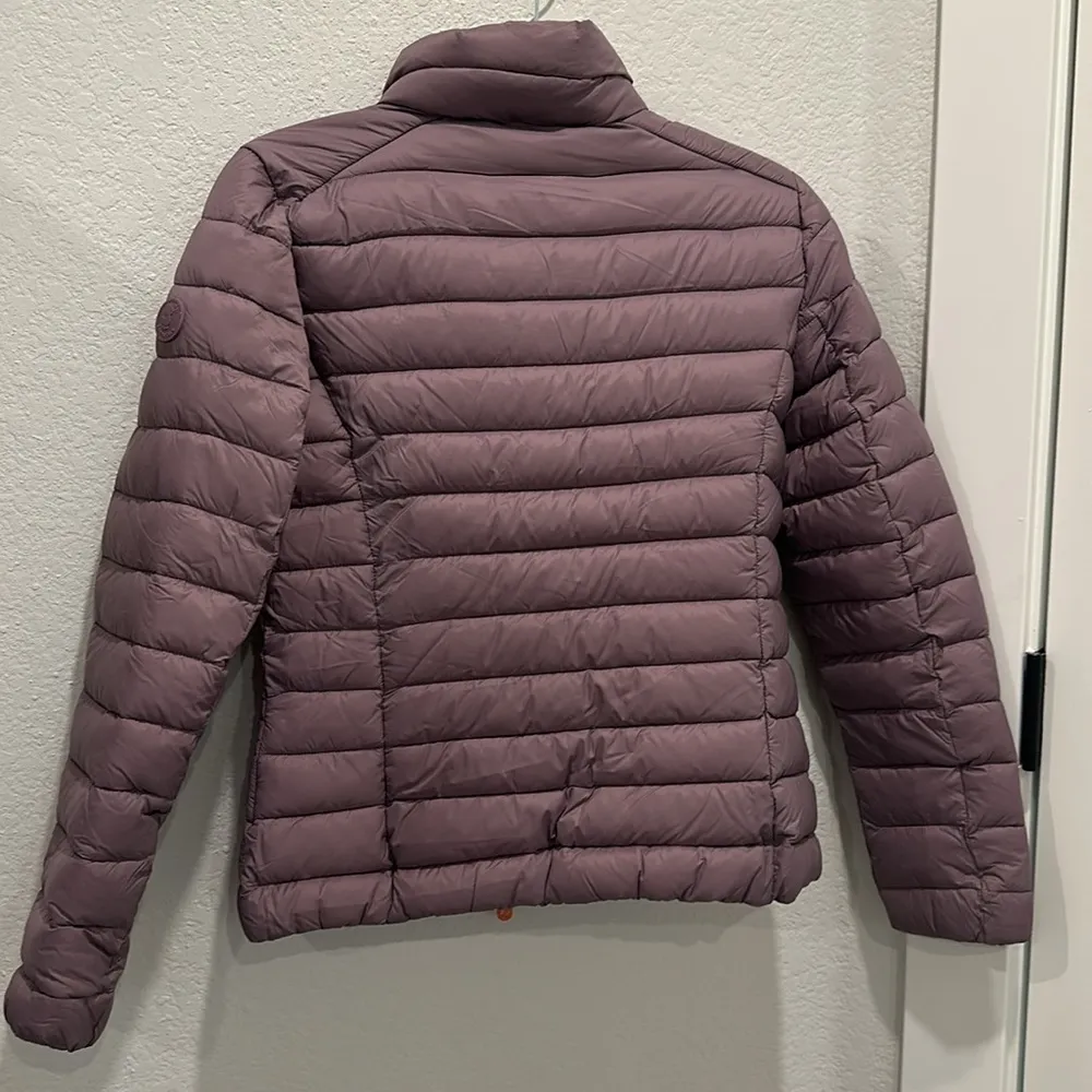 Save the Duck Women's Elsie Puffer Jacket In Misty Rose Purple - Image 8