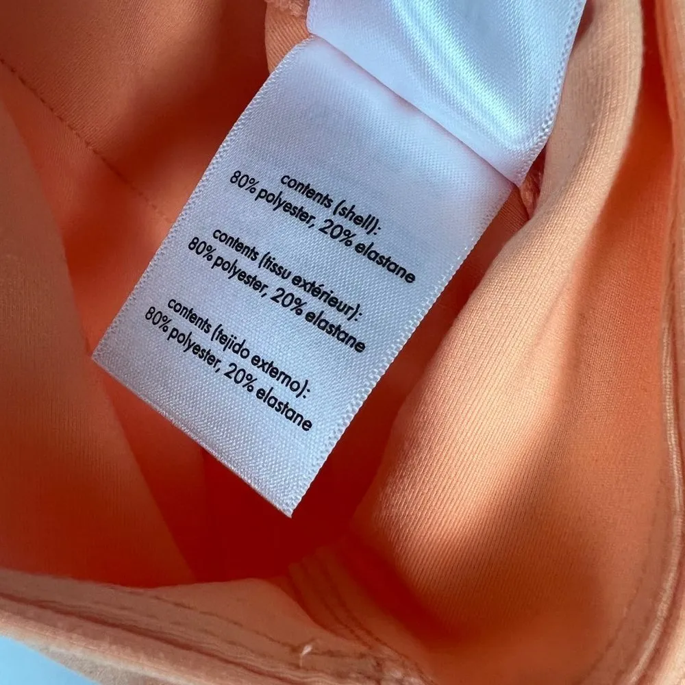 NWT WeWoreWhat Lace-Up Biker Short Peach Cobbler Size XS NEW $68 - Image 11