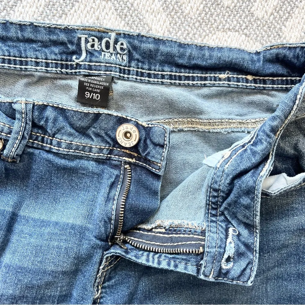 JADE JEANS Juniors’ Low Rise Skinny Fit Blue Denim Jeans 9/10 Size undefined - Image 7