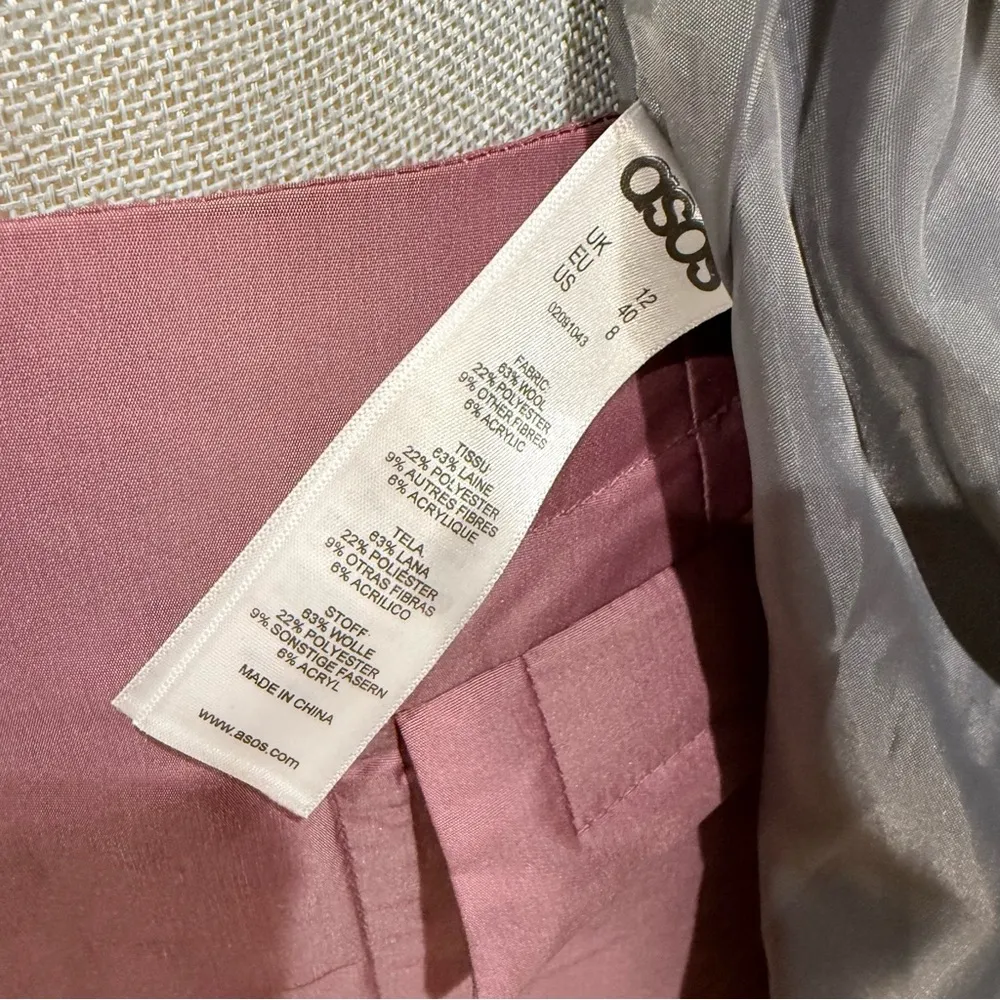 ASOS Cocoon Oversized Gray Coat - Size 8 - Image 6