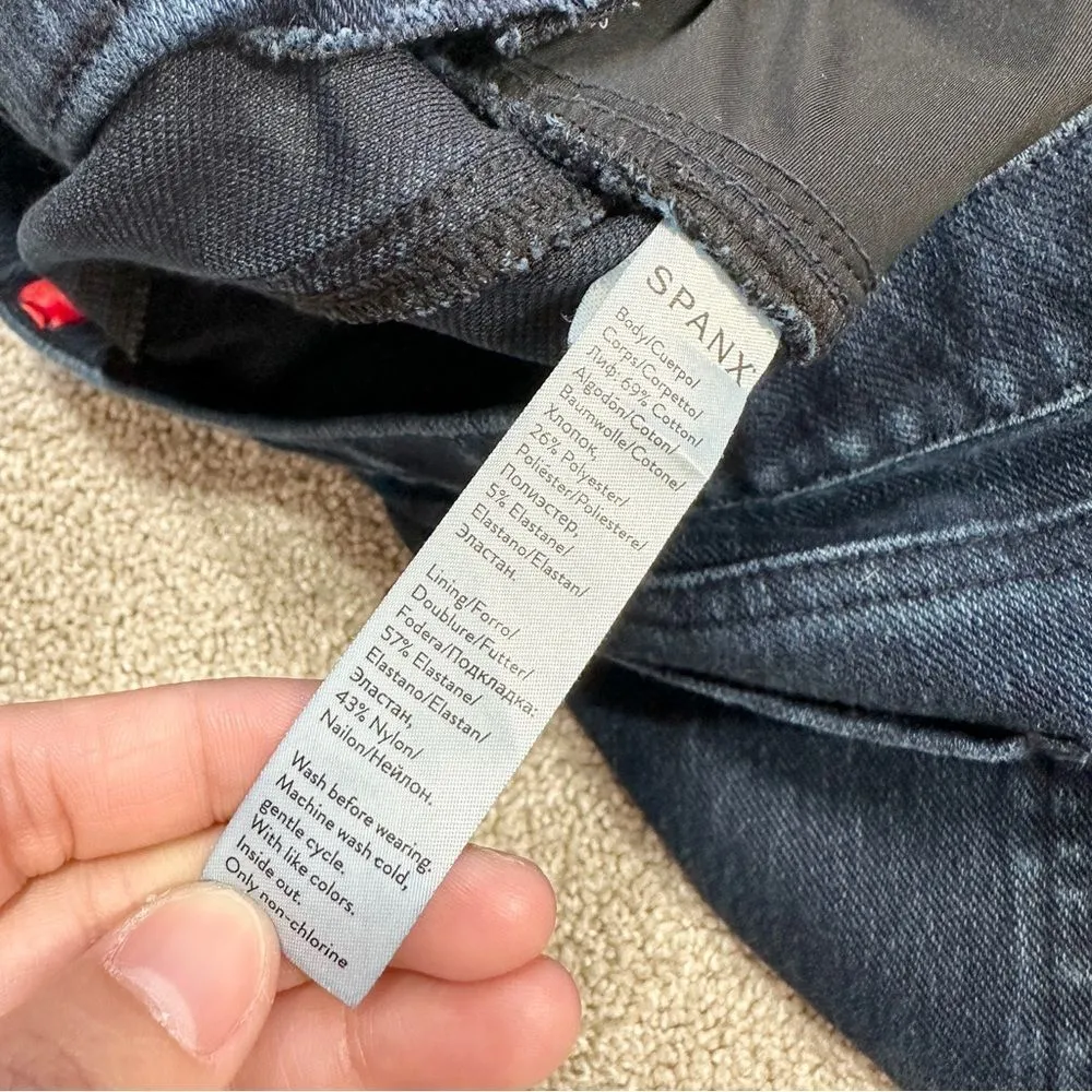 Spanx Ankle Jean-Ish Leggings Jeggings High-Rise Twilight Rinse Blue Size L - Image 12