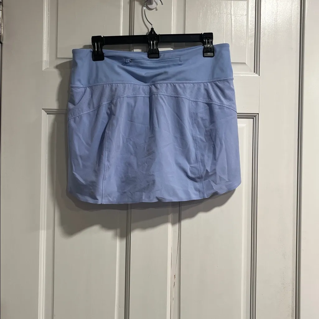 Athleta  Run With It 14” Skort in Light Blue Size Medium - Image 3