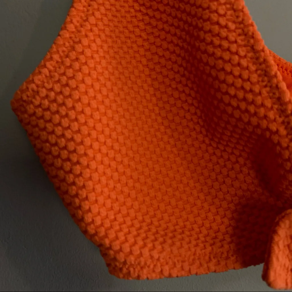 MINKPINK Alexa Tie Front Bikini Top NWT Size XS Scoop Neck - Image 8