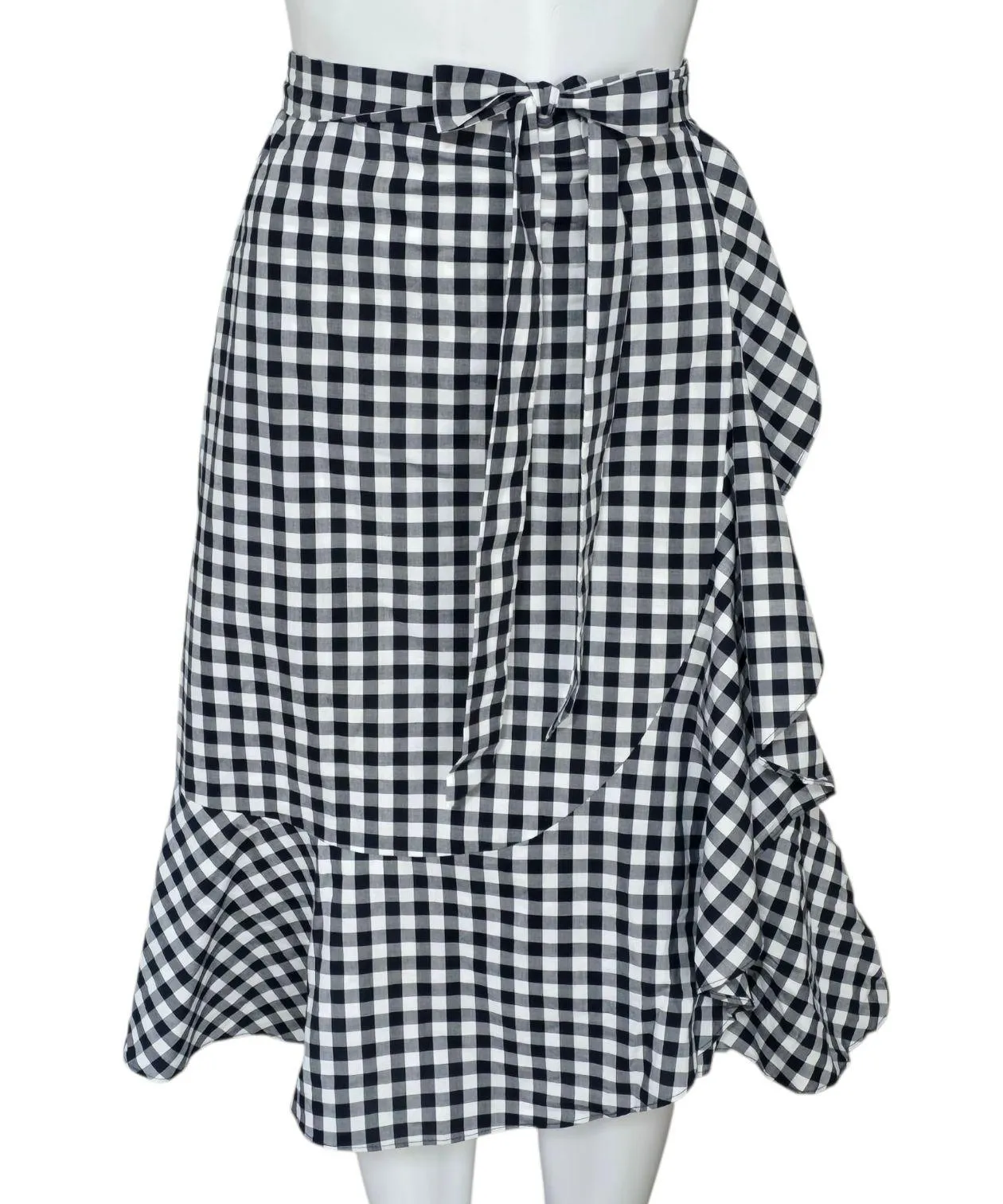 Talbots Blue & White Gingham Tie - Image 2