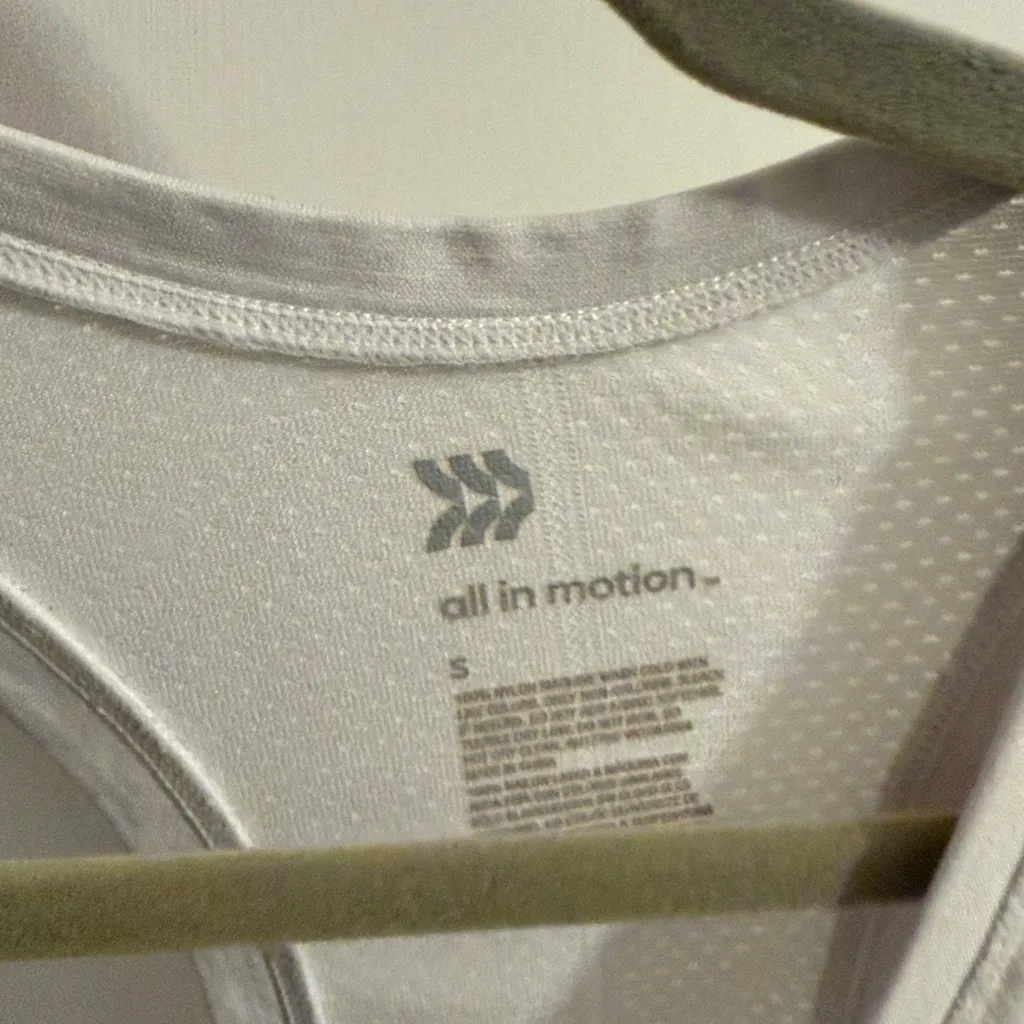 All in Motion White Flowy Tank Top - Image 2