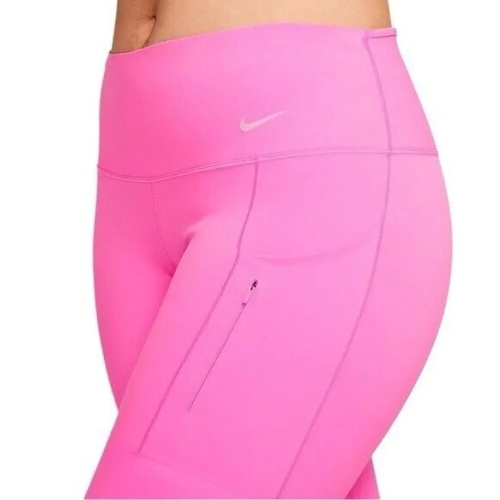 NIKE Go Firm Support High Rise 7/8 Length Leggings Playful Pink Size L NEW - Image 4