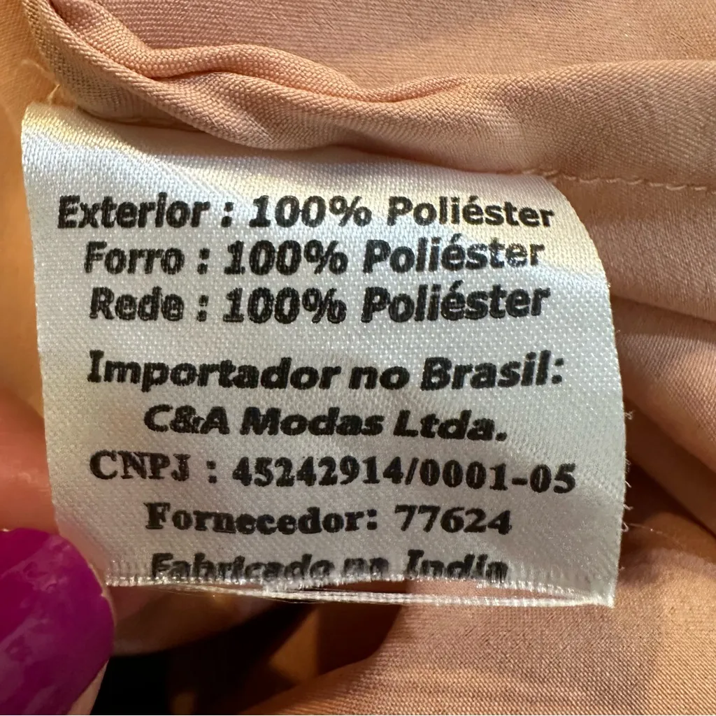 PatBO Women's Floral Beaded Long Sleeve Belted Elastic Waist Mini Dress Size 4 Yellow - Image 10