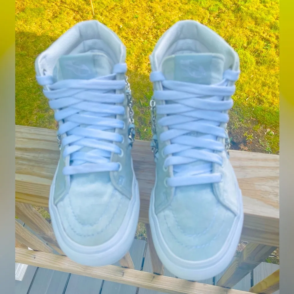 SKI-HI Top Platform 2 Chain Blue Ballard Women’s Shoes Size 6 - Image 10