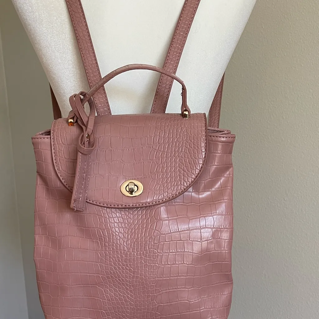 Sole Society Faux Leather Backpack - Image 2