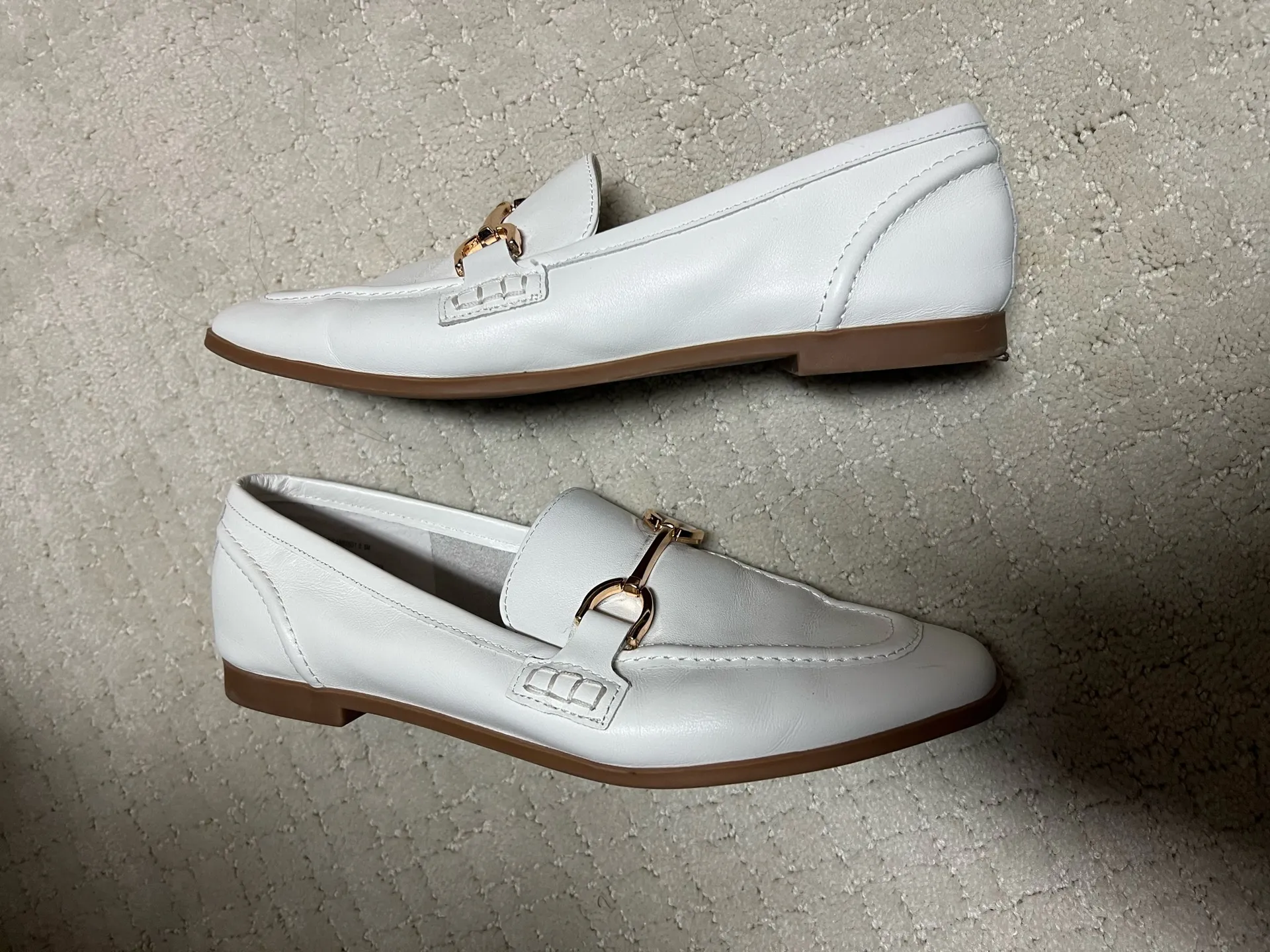 Steve Madden  White Loafers - Image 4