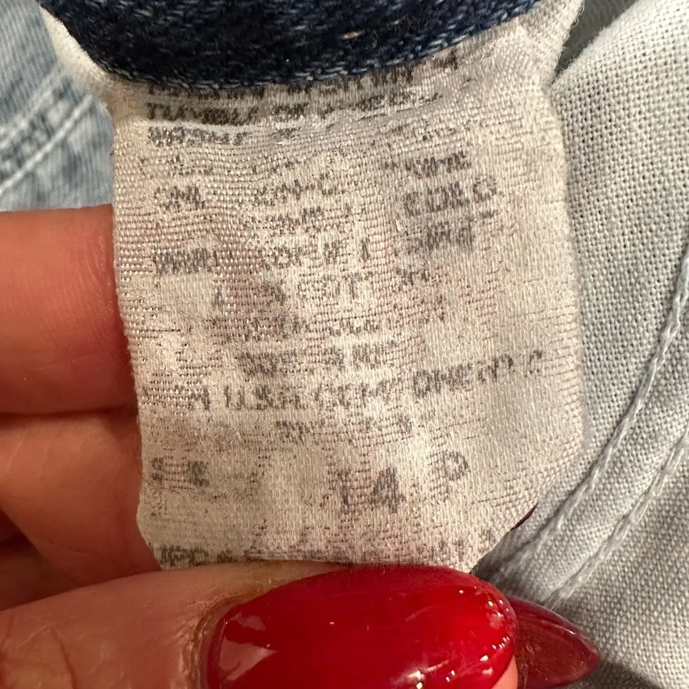 Vintage Riders by Lee High Waist Jeans Size 14P - Image 4