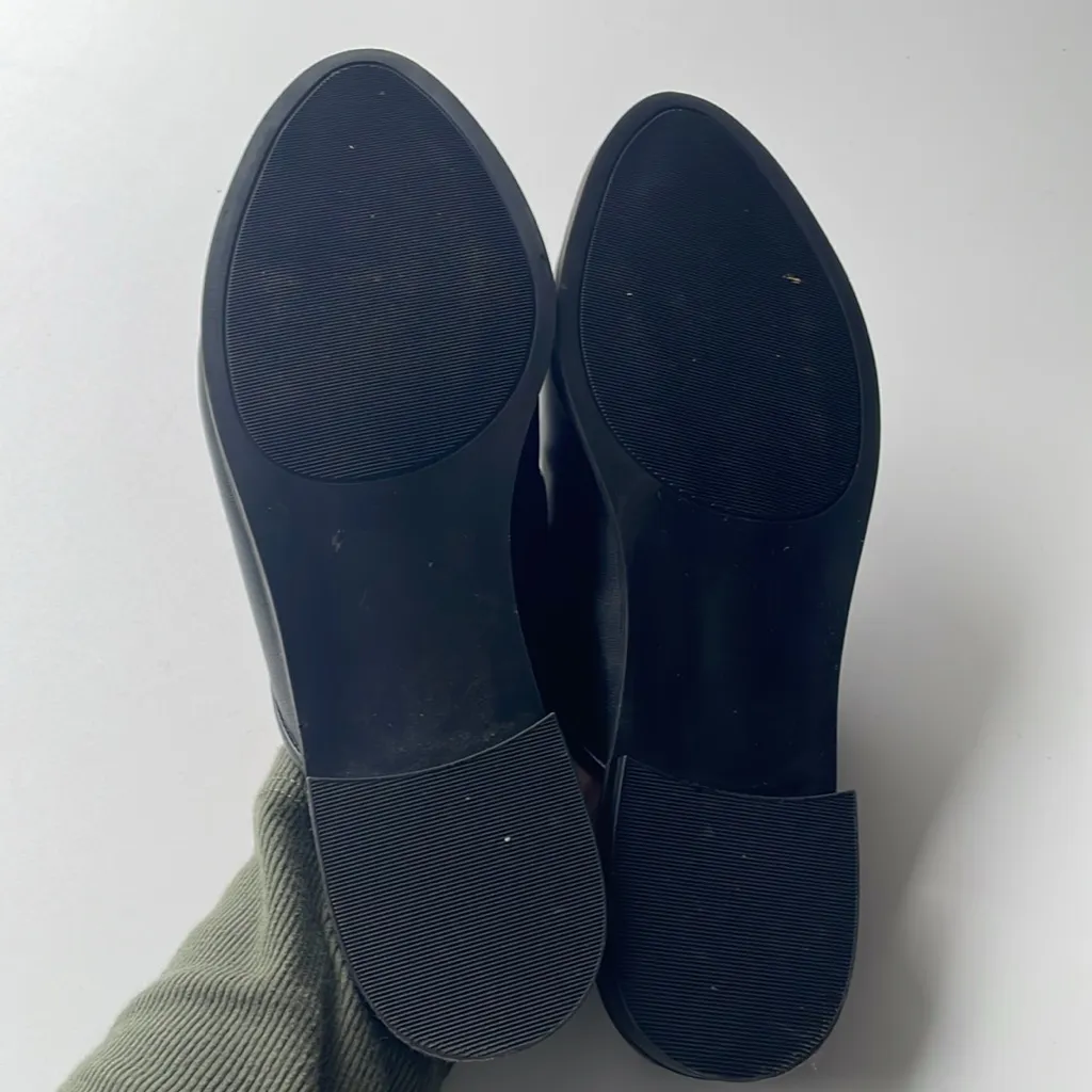 Nordstrom Rack Black Bristol Mules Pointed Toe 9 - Image 5