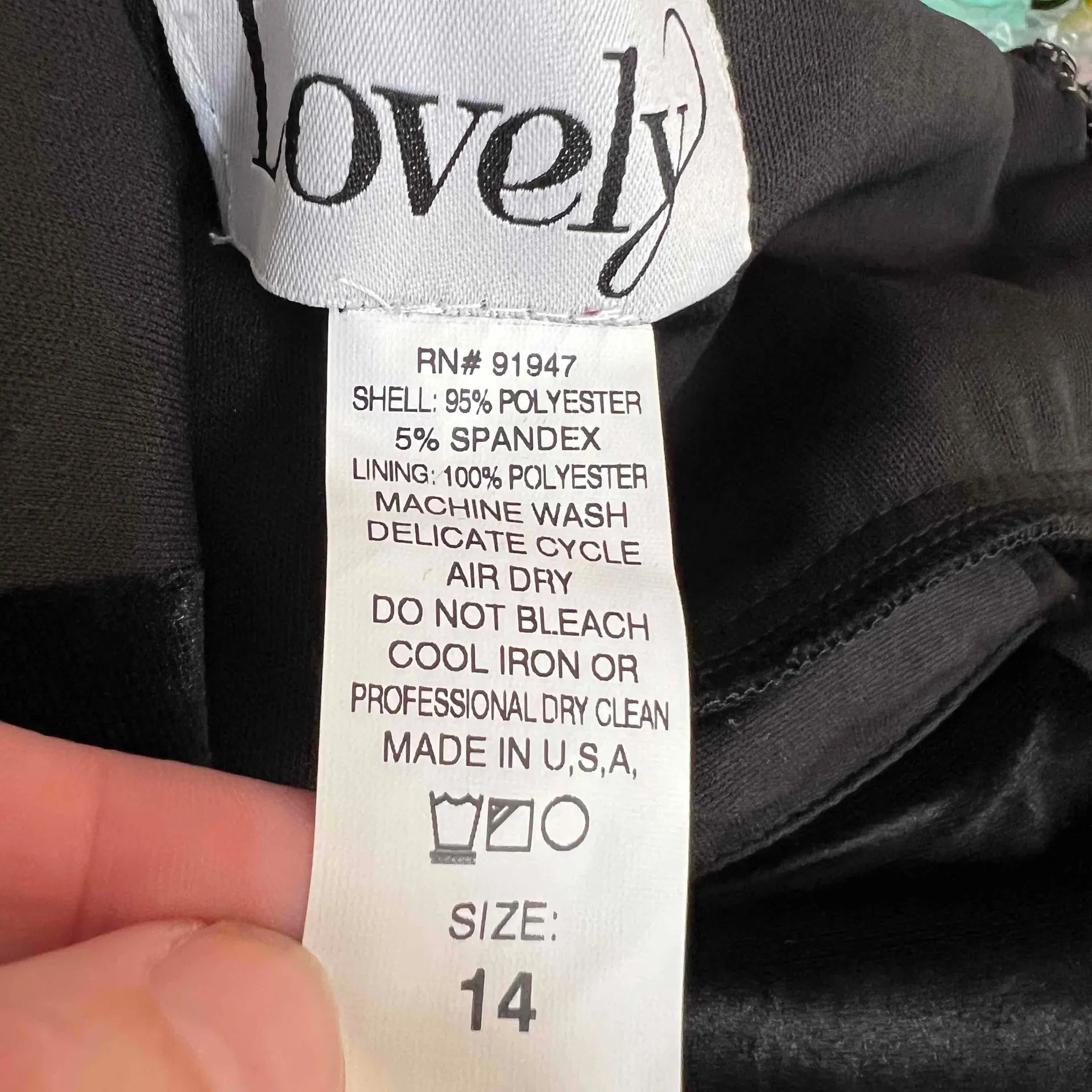 Lovely Floor Length Black Velvet Sleeveless Maxi Peekaboo Cutout New Size 14‎ - Image 6