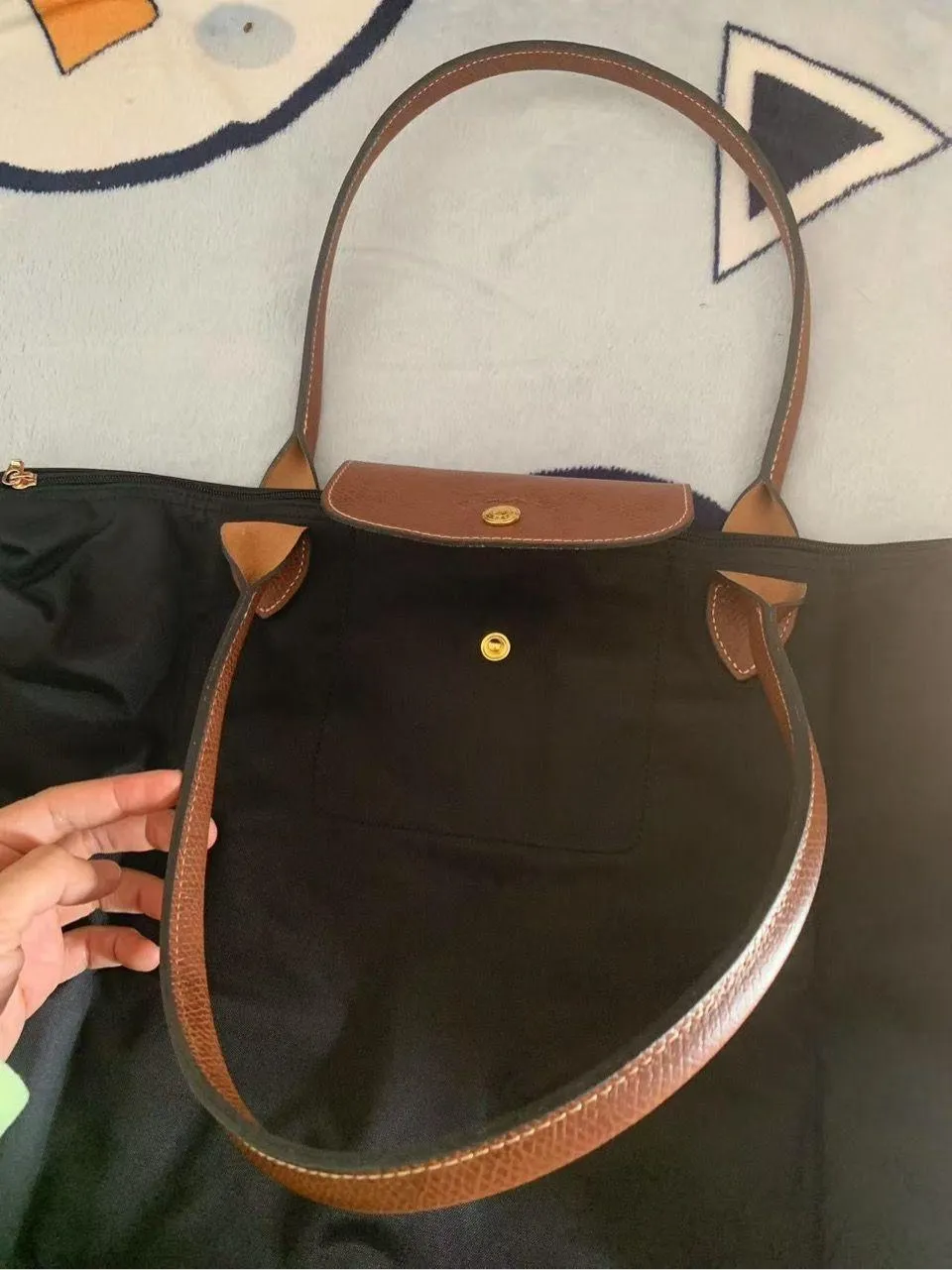 Longchamp Le Pliage Original Tote Bag Black - Image 11