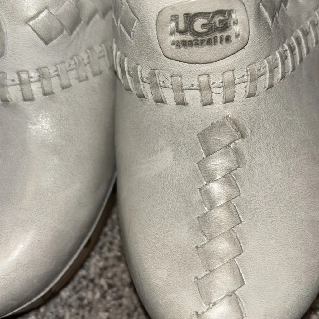 UGG Women's Gray Woven Mules - Image 7