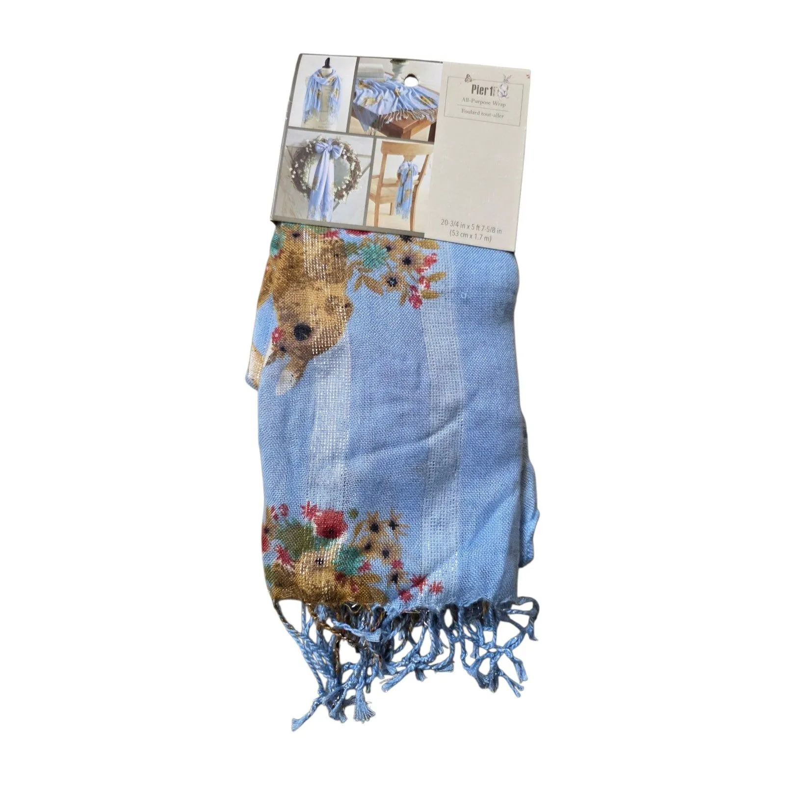 Pier 1 Blue Bunny Rabbit All - Image 3