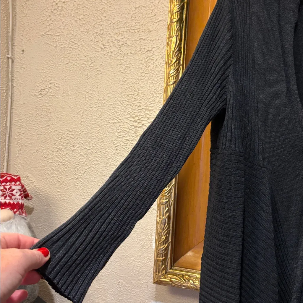 Old Navy Charcoal Gray Maternity Cardigan - Size XL - Image 2