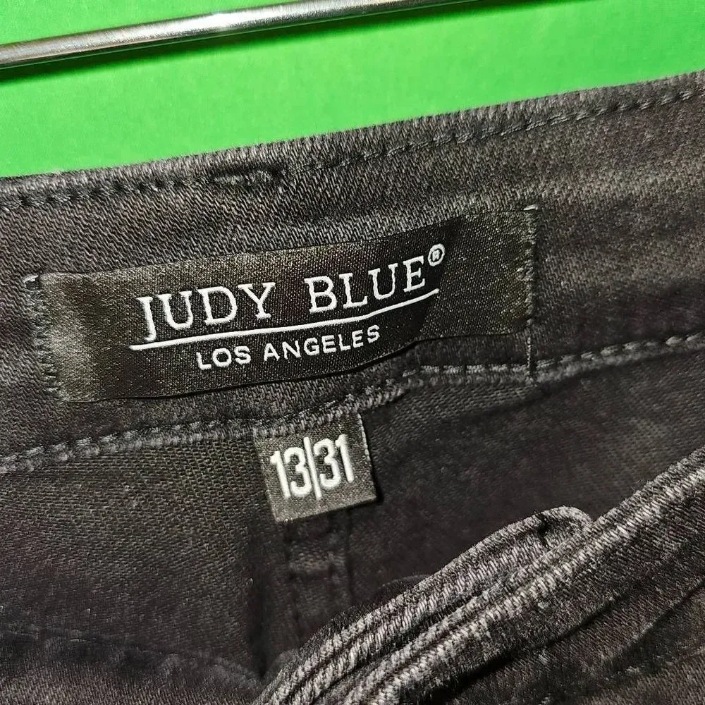 Judy Blue Black Nashville Rigid Magic High Rise Straight Leg‎ Jeans 13/31 13 31 - Image 5