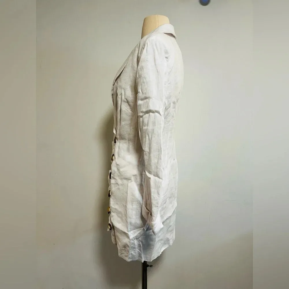 Free People Rumer Bronte Blazer Dress in White Size Small NWT $379 - Image 4
