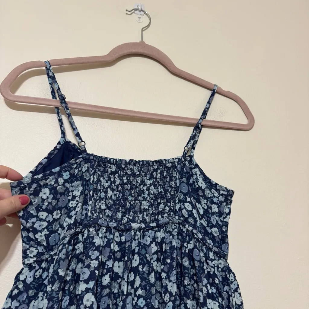 Lucky Brand Printed Button Front Tiered Mini Dress - Image 7