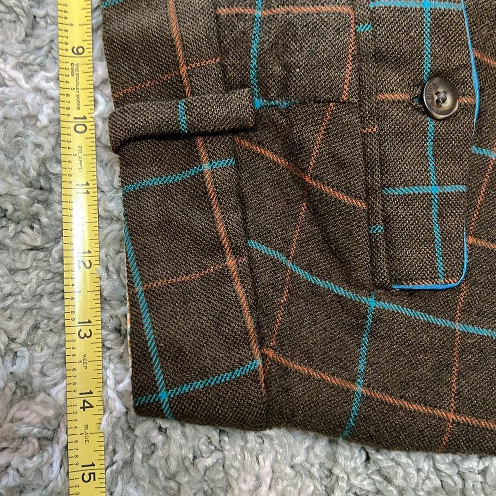 ✨Y2K✨true vintage! No Doubt Gwen Stefani striped wool cropped pants - Image 9