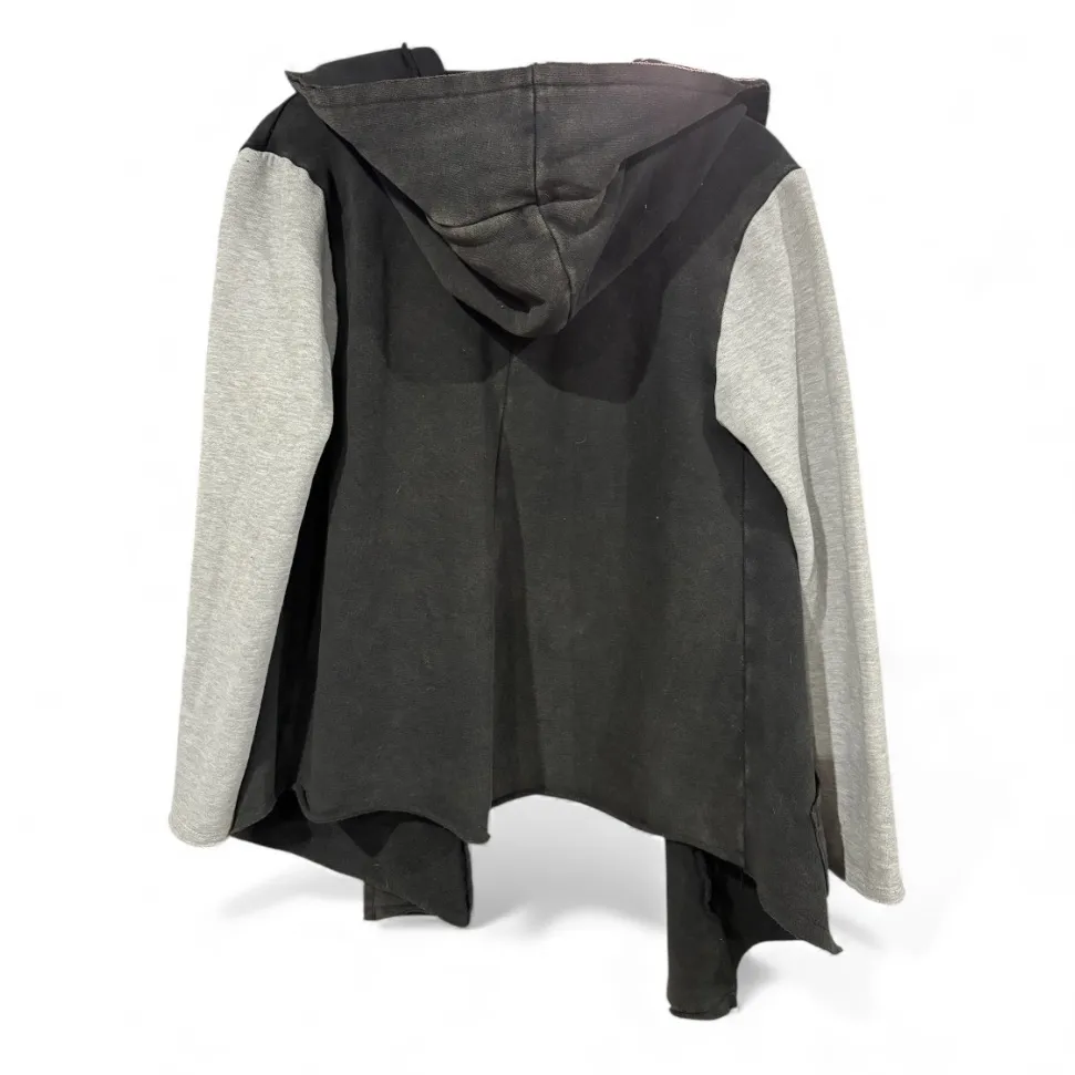 Z Supply Black Wash Cardigan Hooded Shacket- Size‎ XSmall - Image 2