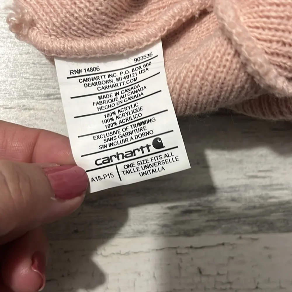 Carhartt Pink Beanie Hat - Image 4