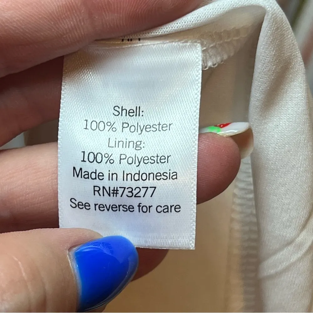 #97 NINE WEST GATHERED WAIST STRIPED HALTER MAXI DRESS SIZE XL - Image 6