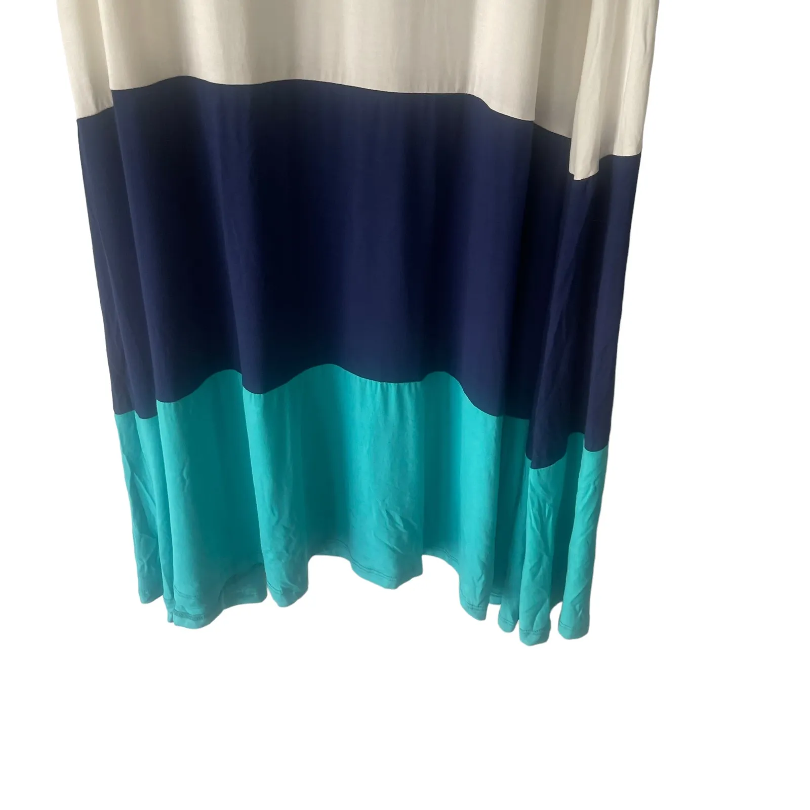 Vanilla‎ Bay Women's Size Large Grey Striped Multicolor Maxi Skirt - Image 3