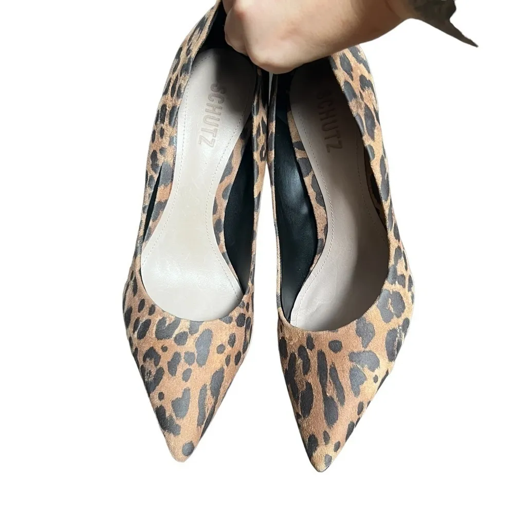 SCHUTZ Rosie Leopard Pump - Image 9