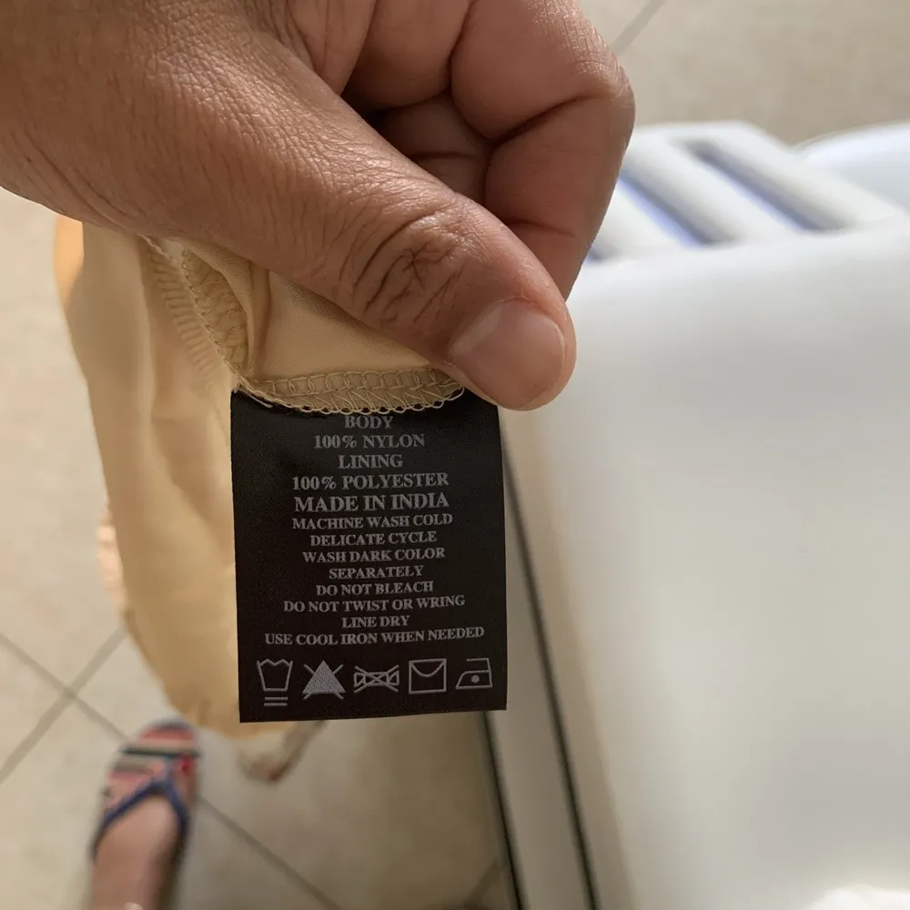 Womens August Silk Cream Floral Embroidered A Line Skirt Mesh Size S - Image 4