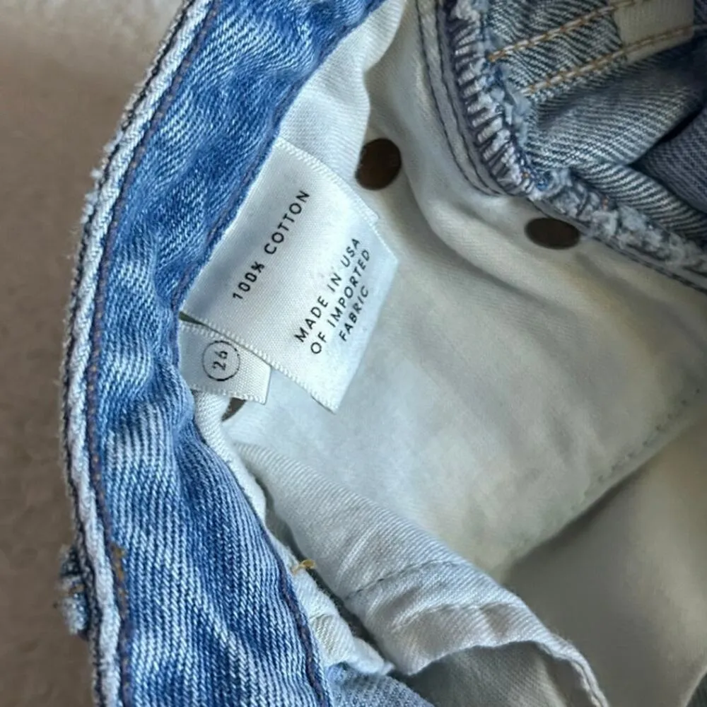 GRLFRND Denim Blue Skirt Size 26 - Image 5