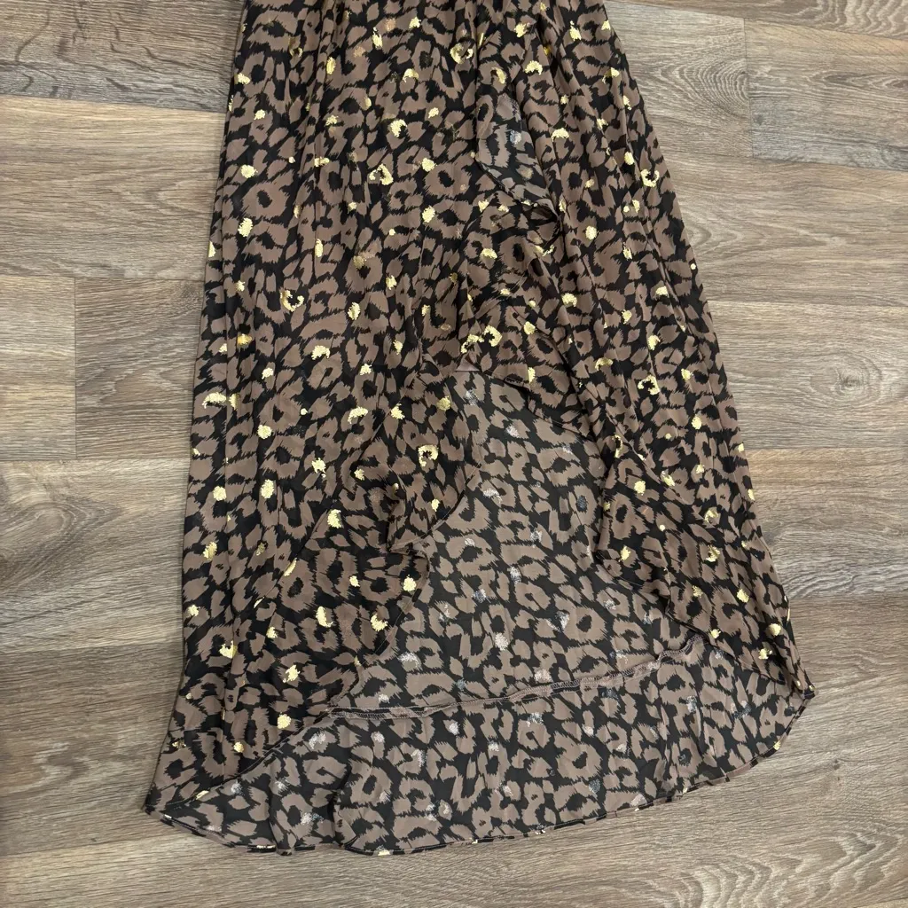 Express Animal Print Maxi Dress with Hi-Low Hemline – Women’s Small Boho Chic - Image 5